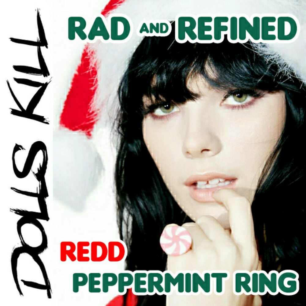 Dolls Kill x Rad & Refined Peppermint Ring Xmas